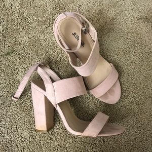 Light pink JustFab heels